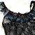  Ruffle Transparent Nightwear Dress(Bust:80-120cm)