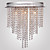 SCUNTHORPE - Lustre Cristal com 6 Lâmpadas