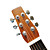  Aiersi - (08WBER) Acajou contreplaqué Weissenborn Electro-Acoustique Slide Guitar Gig Bag hawaïenne avec (Satin)
