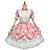  Met lange mouwen Puff Sleeve knie-lengte Roze Wit Sweet Lolita Jurk met strik