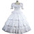  Korte mouw vloer-length Wit Terylene Gothic Lolita Dress