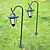  Set of 2 Singe Color  Solar Panel Lantern Lights Shepherd Lamps(CIS-A2063)