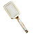  Anti-Static Luftpudesystem Curly Shell og Rubber Paddle Hair Brush