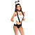  Sexy Fancy Bunny Girl Halloween-Kostüm (4Stück)