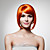  Capless Chin Length Synthetic Golden Brown Bob Style Hair Wig