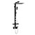  Contemporary Painting Finish Centerset Wall Mount Aluminum Shower Panel with Hand Shower