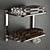  80W Wall Mount Mirror Finish Circular Tube Towel Warmmer Drying Rack