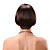  Capless Short Straight Brown Hair Wig
