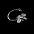  Las mujeres elegantes de la joyería de plata chapada Set incluyendo el collar, anillo, pulsera, pendiente