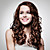  lace front lange hoogwaardig synthetisch donkerbruin krullend haar pruik