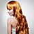  capless extra long de haute qualité de grade synthétique dorée cheveux bruns perruque frisée