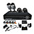  2 Outdoor And 2 Indoor Day Night CCTV Home Video Surveillance Security Camera Kit(4Ch D1,IR 10m)