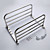  80W Wall Mount Mirror Finish Circular Tube Towel Warmmer Drying Rack