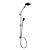  Contemporary Wall Mount Chrome Finish Stainless Steel Shower Faucet