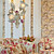  Country Style Wall Light with 2 Lights Floral Design