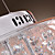  Artistic 6 - Light Crystal Pendant Lights with Glass Shade