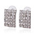 rhinestones med sølv / alu plating brude øreringe