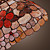 Tiffany Style Pendant Light with 4 Lights - Flower Patterned