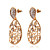  Elegant 18K Gold Plated Crystal Stud Fashion Earrings