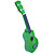  ukelele soprano basswood con cadenas / picos (multi-color)