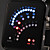  Reloj Pulsera de 29 LED en Silicona (Negro)