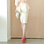  ALAN Solid Color Peplum Pencil Skirt (More Colors, Slim Fit)