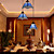  40W Antique Inspired Pendant Light with 3 Lights