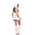  Sexy Polar Bear White Halloween Costume(4 Pieces)