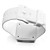  Paire de Montres Tendances, En Silicone - Blanche et Noire