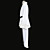  Christmas Costume - White Santa Claus Costume