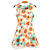  ALAN Sunflower Print Skater Jurk met voering (meer kleuren)