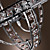  LONDONDERRY - Lampadario in cristallo con 4 lampadine