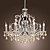  COURBEVOIE - Lustre Cristal com 8 Lâmpadas