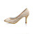  BAKA - Pumps Hochzeit Pfennigabsatz Spitze Glänzender Glitter