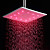  12 pollici soffione doccia in ottone con luce led cambia colore