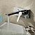  Sprinkle® by Lightinthebox - Chrome Finish Single Handle Widespread Wall Mount Solid Brass Bathroom Sink Faucet