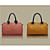  Women's Vintage PU Leather Contrast Color Satchel/Crossbody Bag(33*15*19CM)