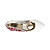  Ultra Luxurious Leatherette Upper Stiletto HeelClosed Toe With Colorful Rhinestone Wedding Shoes