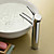  Chrome Finish Solid Brass Bathroom Sink Faucet (Tall)