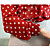  Polka Dots Vrouwen shirt met ruches