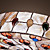  FAIRHAVEN - Lustre Tiffany Cristal com 4 Lâmpadas