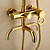  Ti-PVD Wall Mount Rain + Handheld Shower Faucet