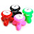  mini elektrische vibrerende body massager (willekeurige kleur, usb/3xaaa)