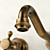  Antique Inspired Bathroom Sink Faucet (Polished Brass Finish)