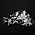  Gorgeous Imitation Pearls Wedding Bridal Combs