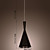  60W Pendant Light in Black Shade