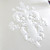  Vintage White Flor-de-lis Wedding Invitation With Insert (Set of 50)