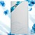  Graceful Blue Folded Wedding Invitation With Ribbon (Set of 50)