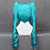  cosplay paryk inspireret af vocaloid-fra sandplay sang dragen Megurine miku