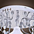  K9 Crystal ball Lampshade 16-Light Chandelier Floral Shaped